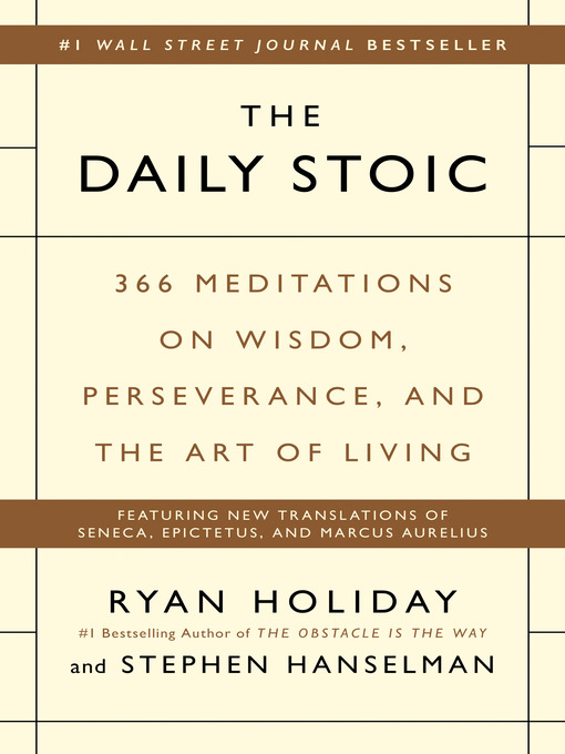 Title details for The Daily Stoic by Ryan Holiday - Wait list